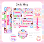 Arquivo Etiqueta Escolar CANDY DOCE