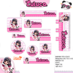 Arquivo Etiqueta Escolar LULUCA
