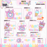 Arquivo Etiqueta Escolar TEEN MENINA 2