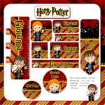 Arquivo Etiqueta Escolar HARRY POTTER