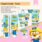 Arquivo Etiqueta Escolar Pororo o pequeno pinguin