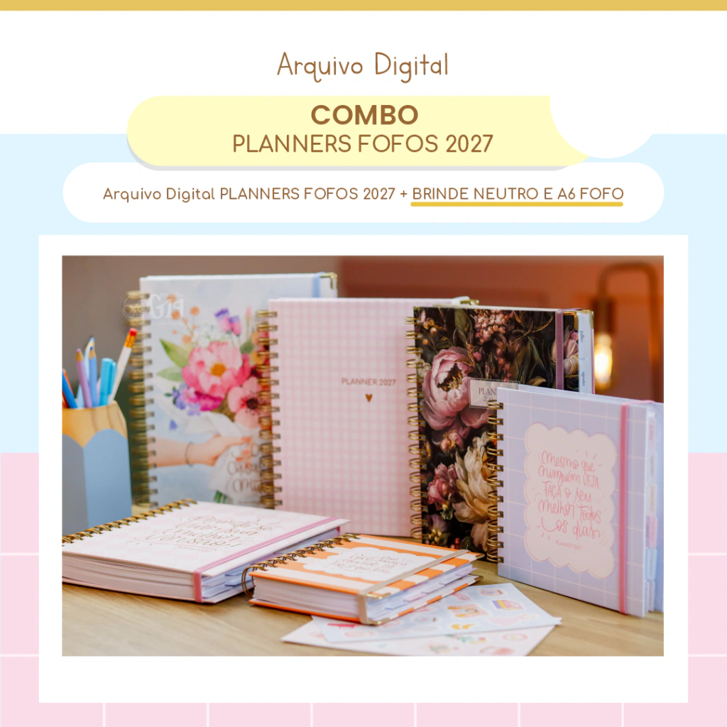 4-Combo Planners 2027 Arquivo Combo Planners 2027 - Imagem 1