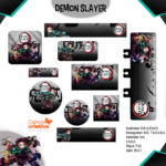 Arquivo Etiqueta Escolar DEMON SLAYER