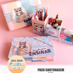 Arquivo Dia dos Professores Pack Cartonagem