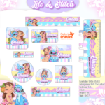 Arquivo Etiqueta Escolar LILO & STITCH