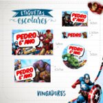 Arquivo Etiqueta Vingadores