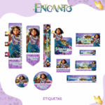 Arquivo Etiqueta Escolar ENCANTO