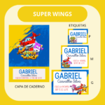 Arquivo Etiqueta Escolar SUPER WINGS