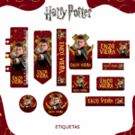 Arquivo Etiqueta Escolar HARRY POTTER