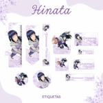 Arquivo Etiqueta Escolar HINATA