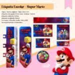 Arquivo Etiqueta Escolar Super Mario