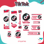 Arquivo Etiqueta Escolar TIK TOK