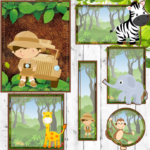 Arquivo Etiqueta Escolar Safari