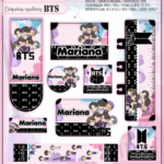 Arquivo Etiqueta Escolar BTS