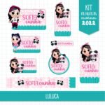 Arquivo Etiqueta Escolar Luluca