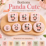 Arquivo Bottons Coleção Panda Cute