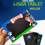 Arquivo Molde Caixa Tablet Lousa Mágica