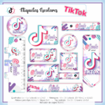 Arquivo Etiqueta Escolar Tik Tok