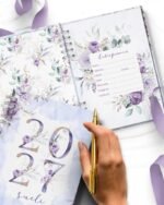 Arquivo Combo 8 Agendas 2027 Perm com/sem Versículos - Violeta - Imagem 6