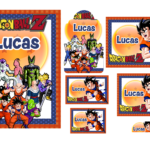 Arquivo Etiqueta Escolar Dragonball