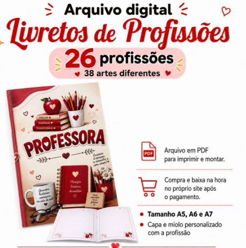 6-Livretos de Profissões Arquivo Livretos de Profissões - Imagem 1