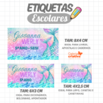 Arquivo Etiqueta Escolar SEREIA CALDA