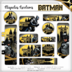 Arquivo Etiqueta Escolar Batman
