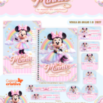 Arquivo Combo Escolar Minnie Unicórnio 2027