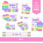 Arquivo Etiqueta Escolar  Pop It Fidget Toy