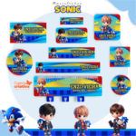 Arquivo Etiqueta Escolar SONIC
