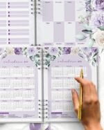 Arquivo Combo 8 Agendas 2027 Perm com/sem Versículos - Violeta - Imagem 8