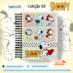 Arquivo Coleção Snoopy N2 Caderno A5