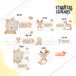 Arquivo Etiqueta Escolar  BRINQUEDOS MENINA