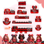 Arquivo Etiqueta Escolar MINNIE
