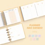 Arquivo Miolo Planner Não Datado Mini
