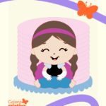 Arquivo Topo de Bolo Anna Frozen Baby
