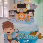 Arquivo Topo de Bolo Arca de Noé Menino