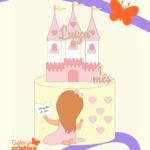 Arquivo Topo de Bolo Colecionadora de Amor Castelo