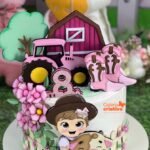 Arquivo Topo de Bolo Fazendinha Rosa Menina