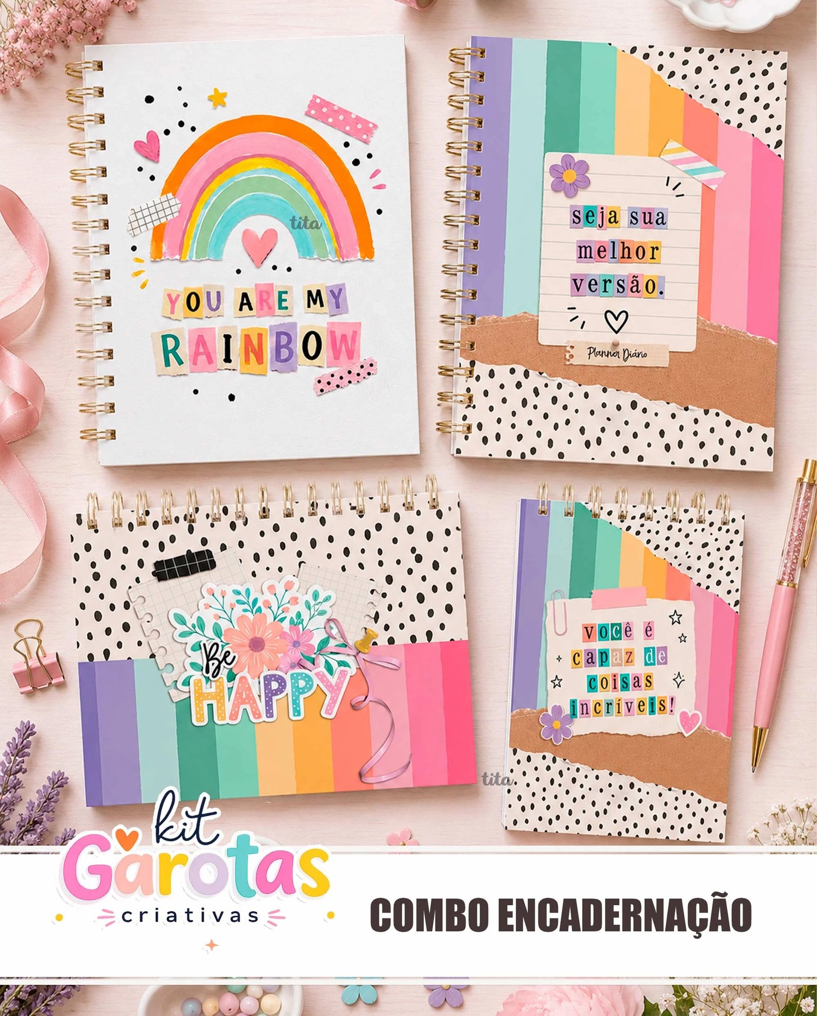 Garotas Criativas - Combo Encadernação Arquivo Combo Encadernação Garotas Criativas - Imagem 1