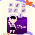 Arquivo Topo de Bolo Menina Influencer