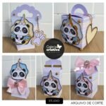 Arquivo de Corte Panda Unicórnio 39