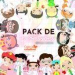 Arquivo Topo de Bolo Pack Profissões Macotinhos