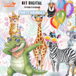 Kit Digital Party Animais Festa