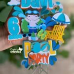 Arquivo Topo de Bolo Pool Party Praia Menino 7