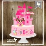 Arquivo Topo de Bolo Princesa Baby Castelo