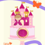 Arquivo Topo de Bolo Princesa Castelo em Camadas 2