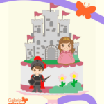 Arquivo Topo de Bolo Princesa Castelo em Camadas 3