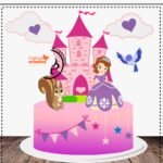 Arquivo Topo de Bolo Princesa Sofia em Camadas
