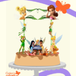 Arquivo Topo de Bolo Sininho Tinker Bell